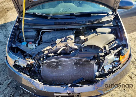 2014 Honda Odyssey Ex из США, поврежденный, VIN 5FNRL5H46EB009538